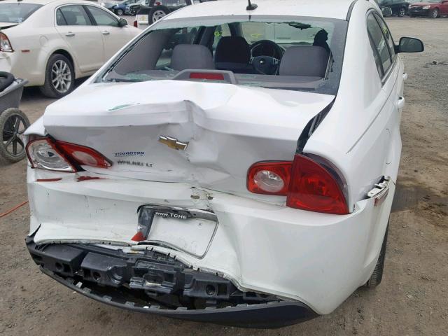 1G1ZC5E14BF115657 - 2011 CHEVROLET MALIBU 1LT 白色 照片 9