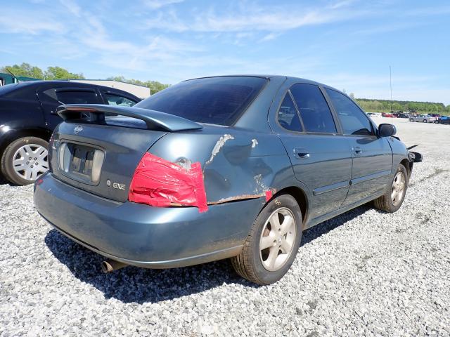 3N1CB51D22L646252 - 2002 NISSAN SENTRA XE BLUE photo 4