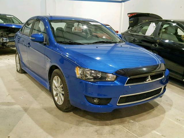 JA32U2FU9FU008407 - 2015 MITSUBISHI LANCER ES BLUE photo 1