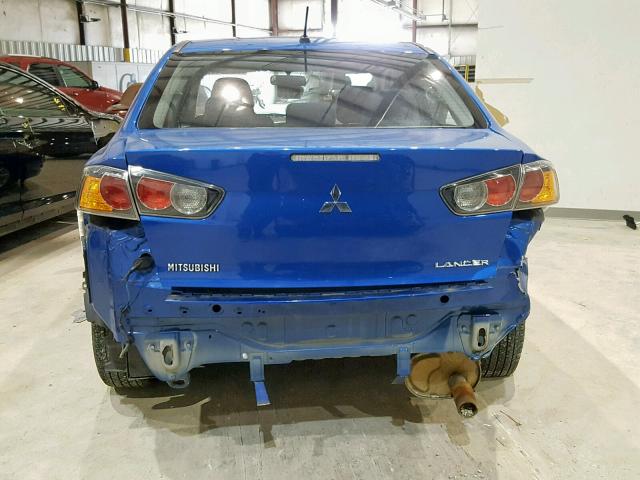 JA32U2FU9FU008407 - 2015 MITSUBISHI LANCER ES BLUE photo 9