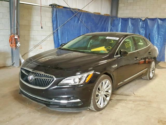 1G4ZR5SS7HU141124 - 2017 BUICK LACROSSE P BLACK photo 2