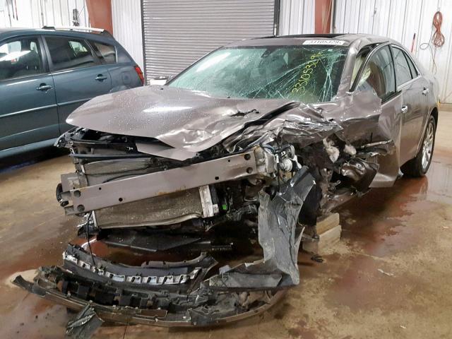 1G1ZE5E73AF268155 - 2010 CHEVROLET MALIBU LTZ 棕色 照片 2