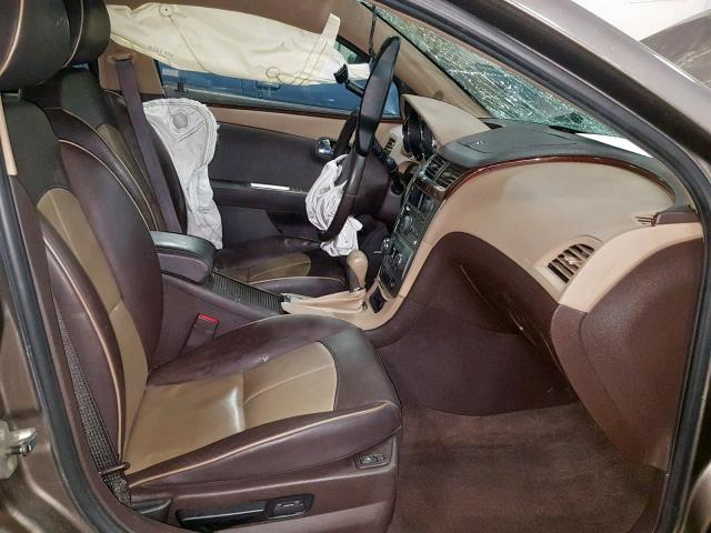 1G1ZE5E73AF268155 - 2010 CHEVROLET MALIBU LTZ 棕色 照片 5