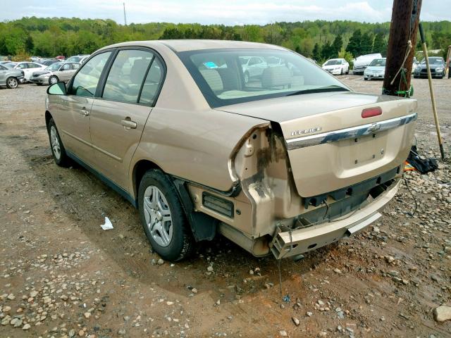 1G1ZS58F97F109936 - 2007 CHEVROLET MALIBU LS TAN photo 3