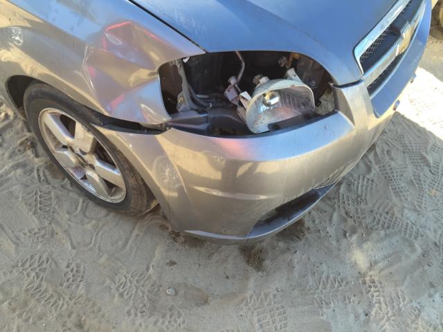 KL1TD56638B061179 - 2008 CHEVROLET AVEO BASE ნაცრისფერი ფოტო 10