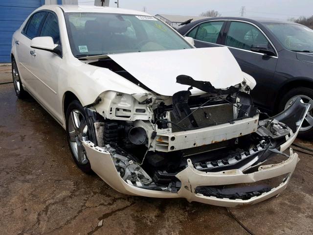 1G1ZC5E01CF273639 - 2012 CHEVROLET MALIBU 1LT WHITE photo 1