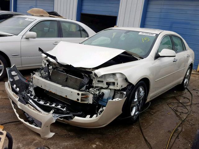 1G1ZC5E01CF273639 - 2012 CHEVROLET MALIBU 1LT WHITE photo 2