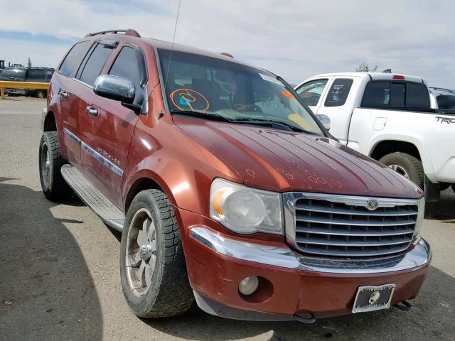 1A8HW58227F556332 - 2007 CHRYSLER ASPEN LIMI MAROON photo 1