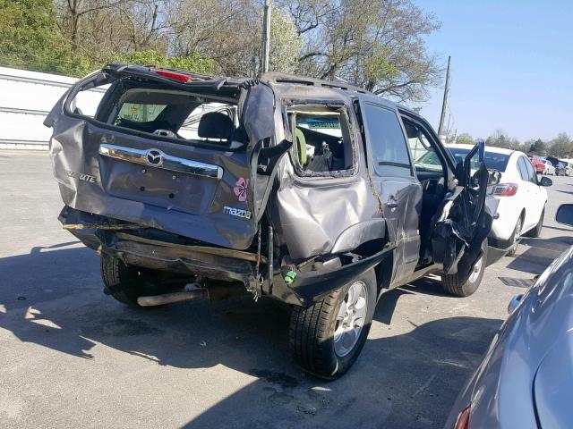 4F2CZ061X4KM10978 - 2004 MAZDA TRIBUTE ES 灰色 照片 4