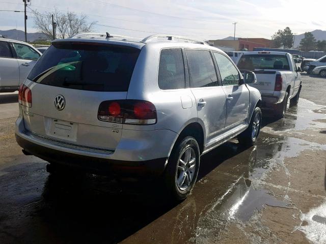 WVGBE77L58D045079 - 2008 VOLKSWAGEN TOUAREG 2 SILVER photo 4