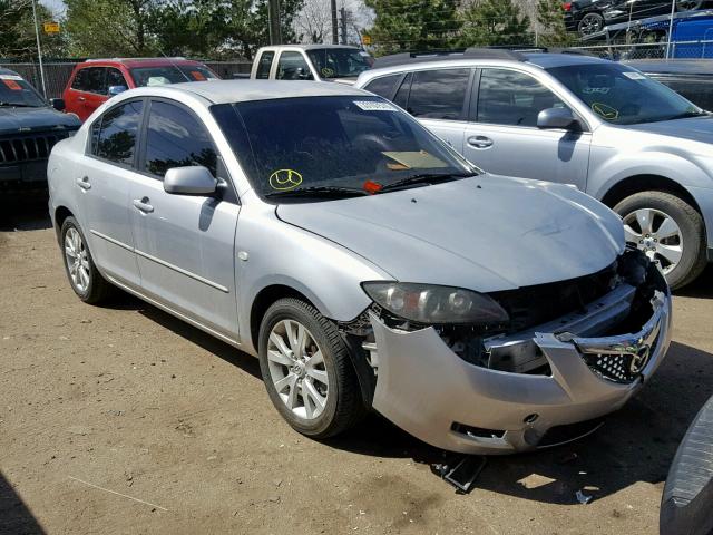 JM1BK12G981855384 - 2008 MAZDA 3 I SILVER photo 1