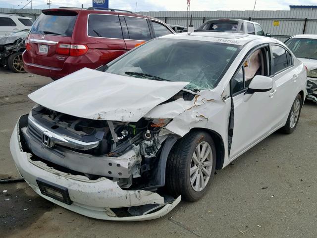19XFB2F94CE342990 - 2012 HONDA CIVIC EXL 白色 照片 2