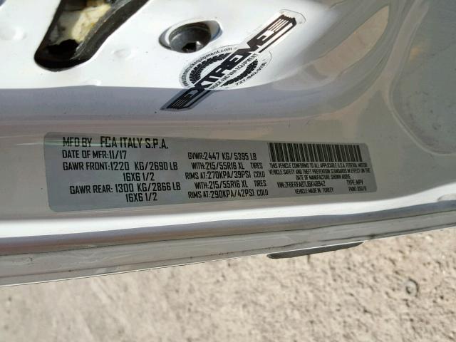 ZFBERFAB7J6K48942 - 2018 RAM PROMASTER 双色 照片 10