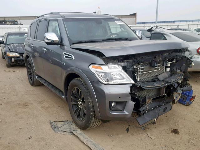 JN8AY2NC5H9503899 - 2017 NISSAN ARMADA SV GRAY photo 1