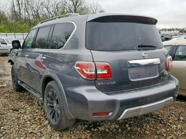 JN8AY2NC5H9503899 - 2017 NISSAN ARMADA SV GRAY photo 3