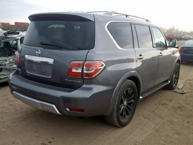 JN8AY2NC5H9503899 - 2017 NISSAN ARMADA SV GRAY photo 4