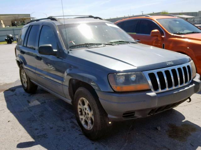 1J4GW48S81C656502 - 2001 JEEP GRAND CHER BLUE photo 1