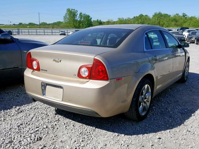 1G1ZH57B58F220739 - 2008 CHEVROLET MALIBU 1LT 金色 照片 4
