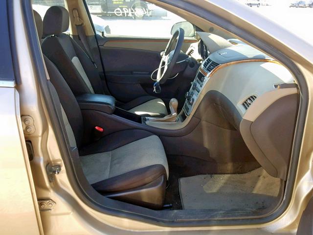 1G1ZH57B58F220739 - 2008 CHEVROLET MALIBU 1LT 金色 照片 5