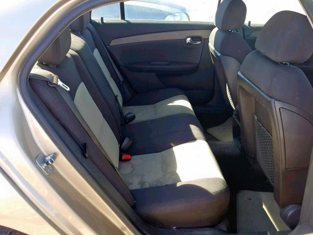 1G1ZH57B58F220739 - 2008 CHEVROLET MALIBU 1LT 金色 照片 6
