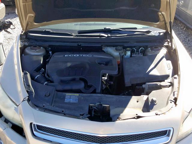 1G1ZH57B58F220739 - 2008 CHEVROLET MALIBU 1LT 金色 照片 7