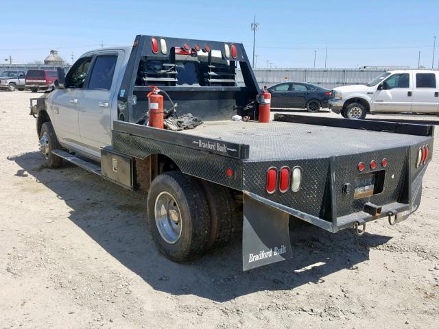 3D73Y4CL8BG626998 - 2011 DODGE RAM 3500 SILVER photo 3