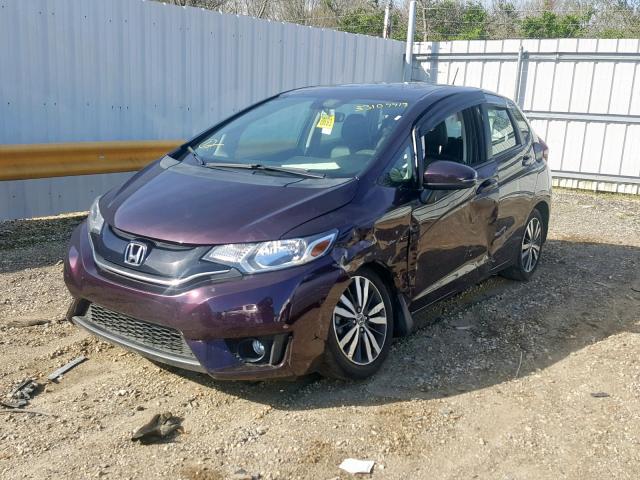 3HGGK5H81FM719992 - 2015 HONDA FIT EX PURPLE photo 2