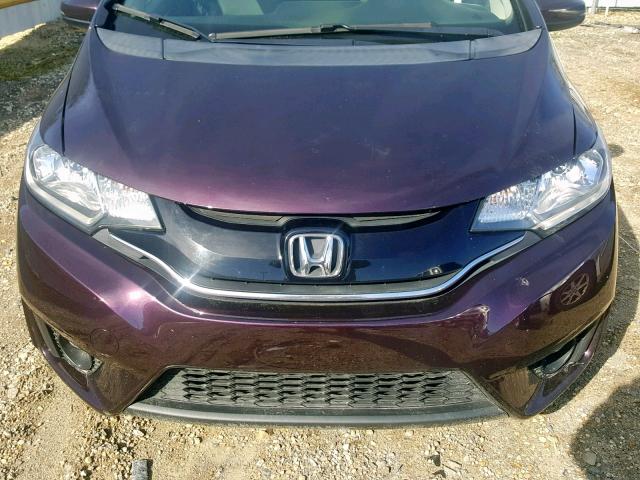 3HGGK5H81FM719992 - 2015 HONDA FIT EX PURPLE photo 7