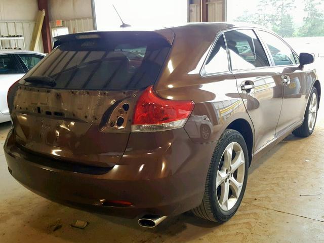 4T3ZK11AX9U001180 - 2009 TOYOTA VENZA BROWN photo 4