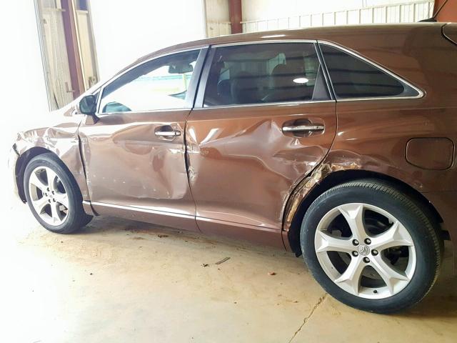 4T3ZK11AX9U001180 - 2009 TOYOTA VENZA BROWN photo 9