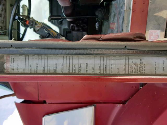 1XKDD29X1WR768662 - 1998 KENWORTH CONSTRUCTI RED photo 10