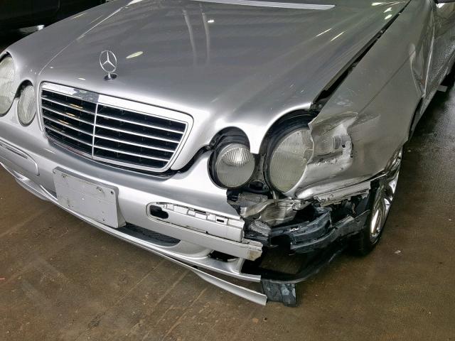 WDBJF65J3YB160329 - 2000 MERCEDES-BENZ E 320 SILVER photo 9