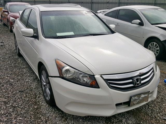 1HGCP2F85CA110186 - 2012 HONDA ACCORD EXL WHITE photo 1