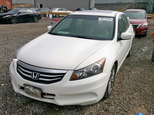 1HGCP2F85CA110186 - 2012 HONDA ACCORD EXL WHITE photo 2