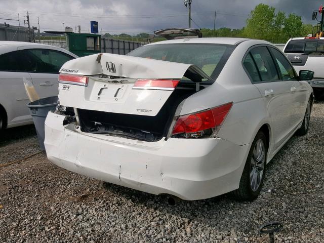 1HGCP2F85CA110186 - 2012 HONDA ACCORD EXL WHITE photo 4