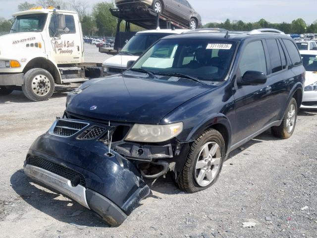 5S3ET13M572803669 - 2007 SAAB 9-7X 5.3I BLACK photo 2