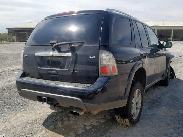 5S3ET13M572803669 - 2007 SAAB 9-7X 5.3I BLACK photo 4