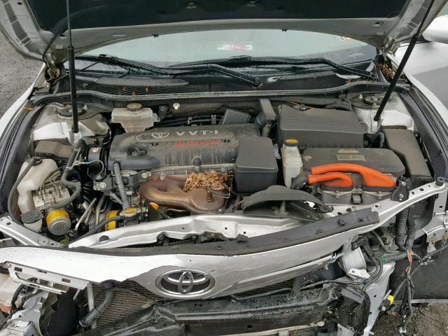 4T1BB3EKXBU132544 - 2011 TOYOTA CAMRY HYBR SILVER photo 7