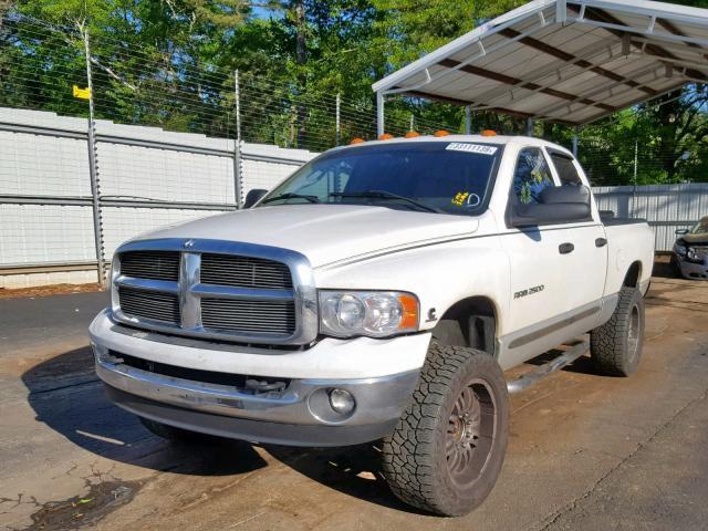 3D7KU28C73G793052 - 2003 DODGE RAM 2500 S თეთრი ფოტო 2