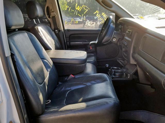 3D7KU28C73G793052 - 2003 DODGE RAM 2500 S თეთრი ფოტო 5