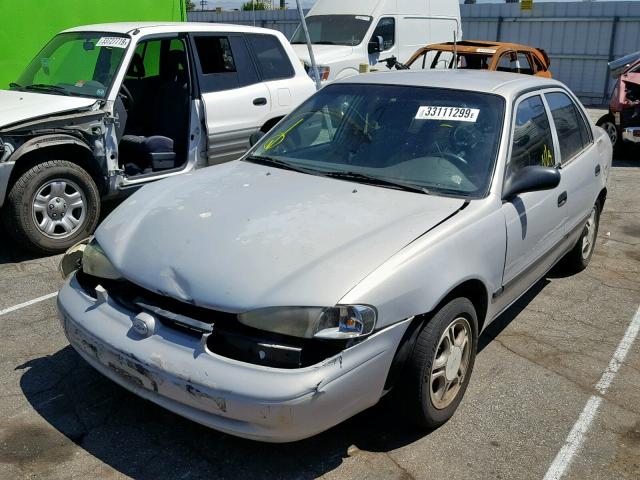 1Y1SK52862Z403073 - 2002 CHEVROLET GEO PRIZM GRAY photo 2