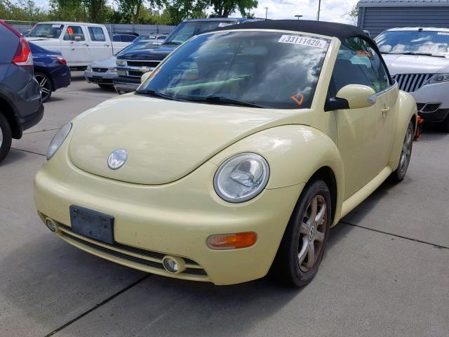 3VWCD21Y84M303965 - 2004 VOLKSWAGEN NEW BEETLE Sarı foto 2