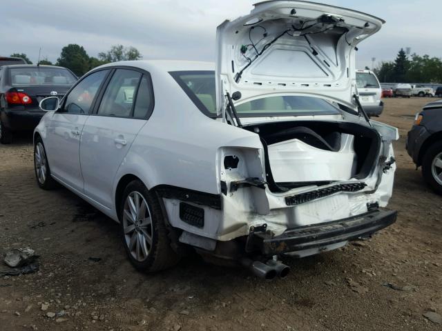 3VWRJ7AJ8AM081264 - 2010 VOLKSWAGEN JETTA WOLF WHITE photo 3