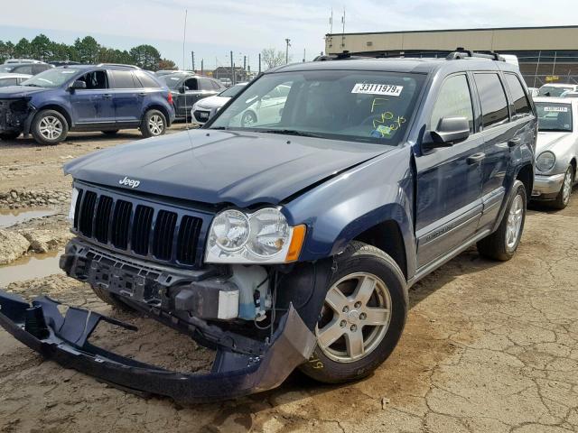 1J4GR48K05C670116 - 2005 JEEP GRAND CHER BLUE photo 2