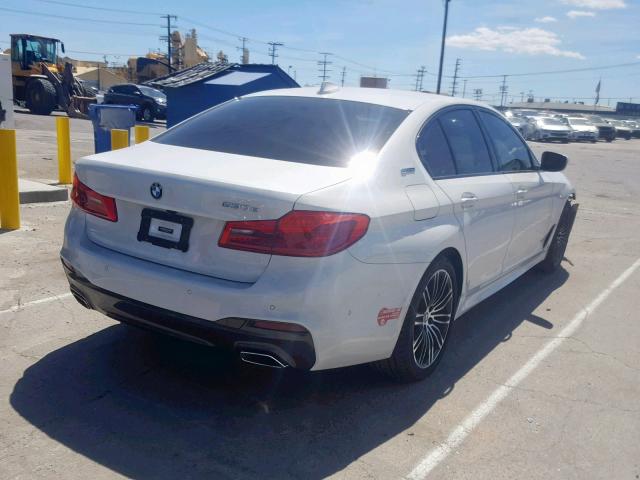 WBAJA9C58JB251266 - 2018 BMW 530E WHITE photo 4