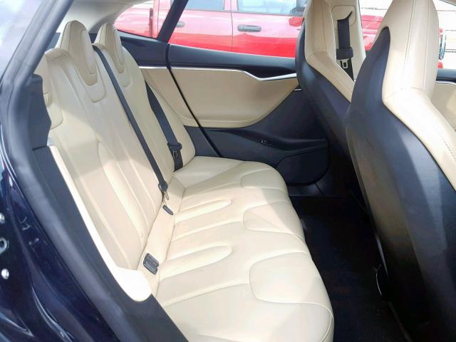 5YJSA1DNXDFP22522 - 2013 TESLA MODEL S أزرق صورة 6