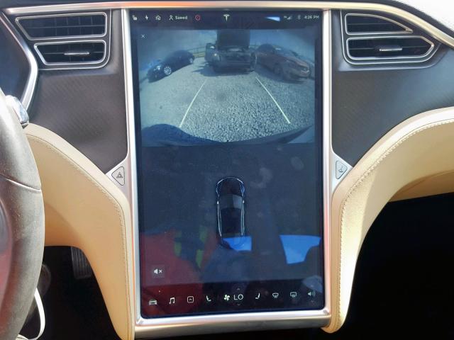 5YJSA1DNXDFP22522 - 2013 TESLA MODEL S أزرق صورة 9