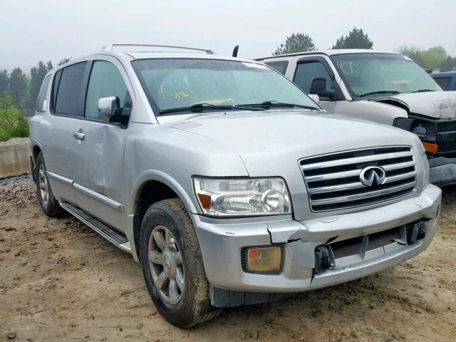 5N3AA08C77N801850 - 2007 INFINITI QX56 SILVER photo 1