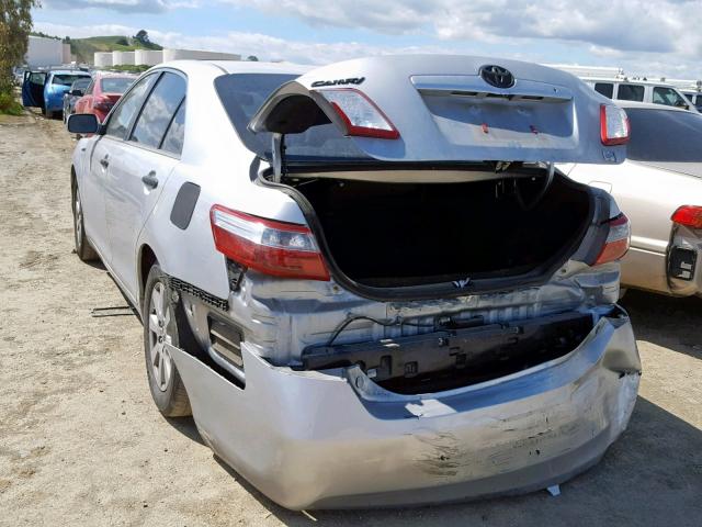 4T1BB46K19U073690 - 2009 TOYOTA CAMRY HYBR SILVER photo 3