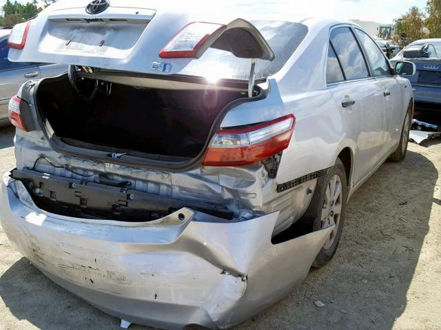 4T1BB46K19U073690 - 2009 TOYOTA CAMRY HYBR SILVER photo 4